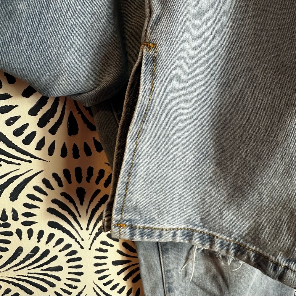 Missguided Distressed Leg Split Cuff Straight Leg… - image 8